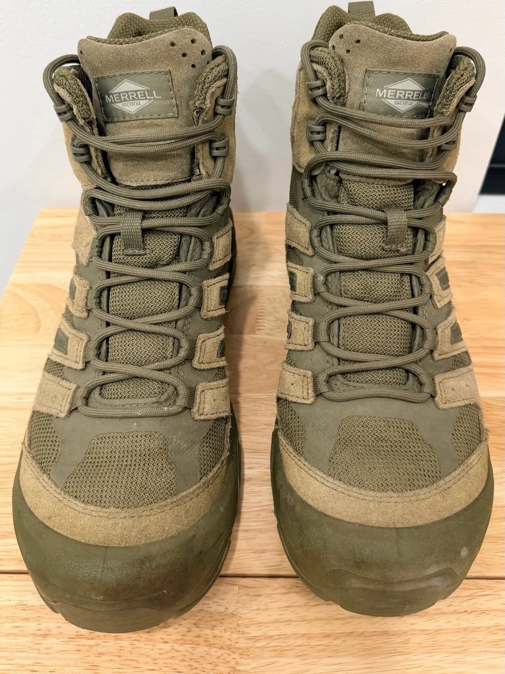 Merrell Men's Hiking Shoes in Olive and Tan